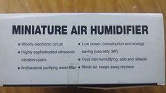 NeoTec XJ-700 Miniature Air Humidifier Portable Car & Indoor Ultrasonic Cool Mis