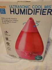 Crane 1 Gal. Drop Cool-Mist Humidifier Pink