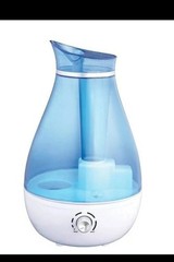 HealthSmart Sky Blue Ultrasonic Cool Mist XP Humidifier Open Box Unused
