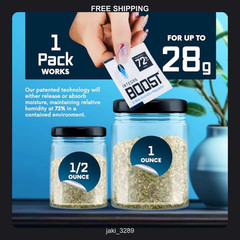 6 Pack Humidity Control Packs for Food Storage and Preservation