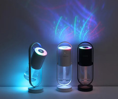 USB Air Humidifier 200ML Ultrasonic Cool Mist Night Light Dark Blue