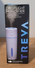 Treva Drop Light Humidifier w/ Color Changing Lights USB Powered Portable NEW