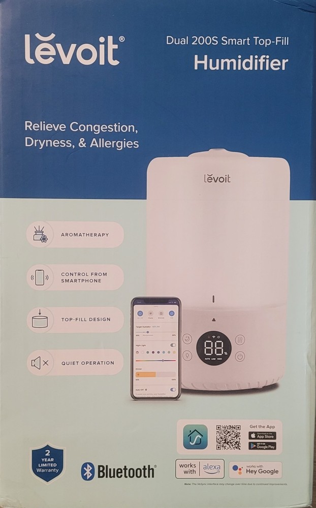 Levoit Dual 200S Smart Top-Fill Humidifier