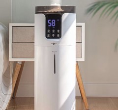 Lacidoll LCDJSQ-J19 Ultrasonic Cool Mist Tower Humidifier White Digital Display