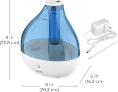 Mistaire Ultrasonic Cool Mist Humidifier – Quiet Air Humidifier for Bedroom, Nur