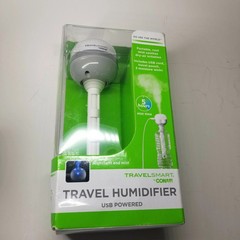 Travel Smart Conair Humidifier USB Powered 5 hr Nightlight & Mist W/Travel Pouch