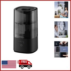 Compact 2.0L Humidifier for Bedroom with Removable Tank and Quiet Operation