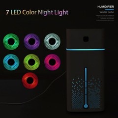 Ultrasonic Air Humidifier Diffuser Mute 7Color Night Light 1000ML Mini Aromather