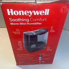 Honeywell Soothing Comfort Warm Mist Humidifier 1 Gallon No Filter HWM845B New