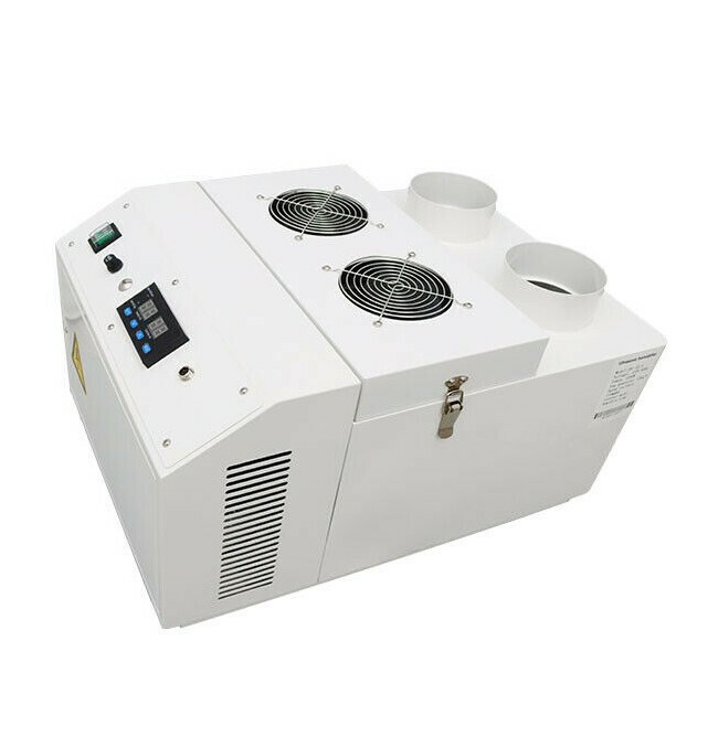 Ultrasonic industrial humidifier cooler sprayer 9kg/h Humidity & Time adjustable