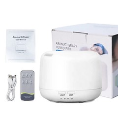 500ml Essential Oil Aroma Diffuser for Large Room LED Humidifier Air Purifier