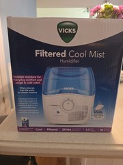 Vicks Filtered Cool Mist Humidifier, Medium Room, 1.1 Gallon Tank – Humidifier