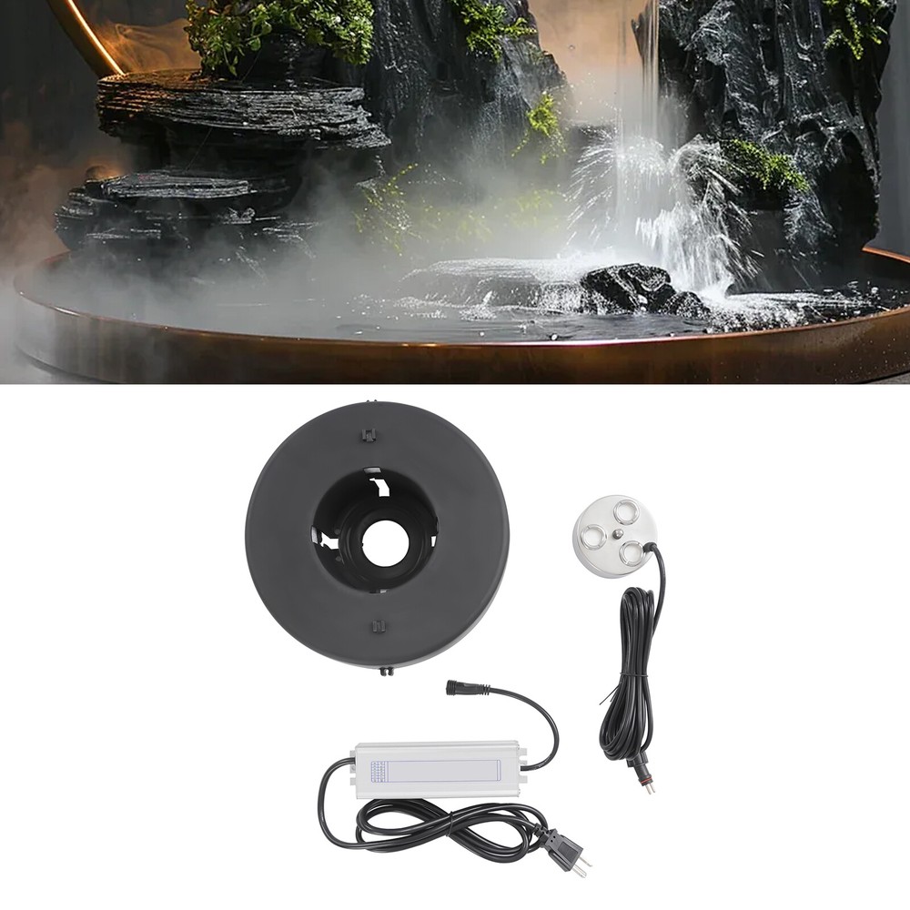 New 60w 3 Head Ultrasonic Mist Maker 900ml/hour Humidifier For Horticultural
