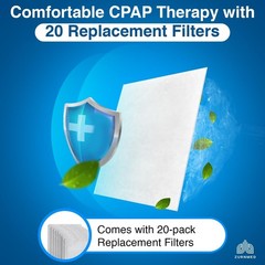 Durable Water Chamber for CPAP Humidification: AirSense 10, 20 Filters Included