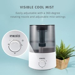 HOMEDICS – Total Comfort Humidifier 3.2L, Cool Mist Ultrasonic, REFURBISHED