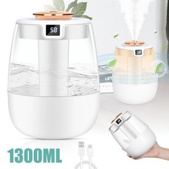 1300ml Humidifiers for Bedroom Large Room Office Cool Mist Air Humidifier Indoor