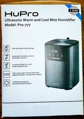 HuPro – Ultrasonic Warm and Cool Mist Humidifier Pro-777 with Remote Control
