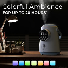 2.5L Top Fill Humidifier – Upgraded Easy to Clean 20HR Runtime Cool Mist Air Moi