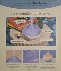 Lifelines Cauldron Ultrasonic Humidifier Diffuser w/ In Bloom Energy Oil