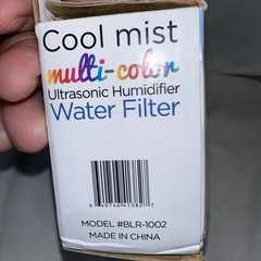 Bolegner Cool Mist Ultrasonic Humidifier Water Filters Pack Of 3 NEW (5 Total)