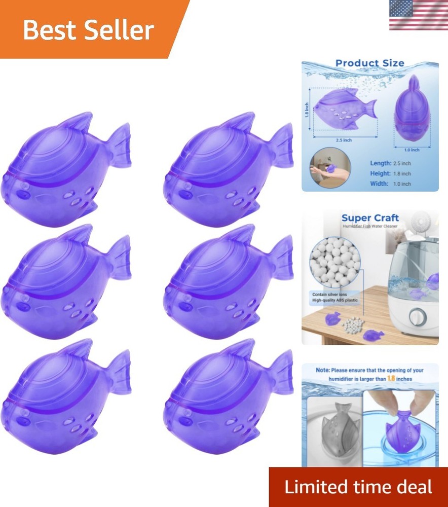 Humidifier Cleaning Fish, 6 Pack Humidifier Cleaner for Humidifiers and Fish …