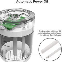 Portable Mini Humidifier, 500Ml Small Humidifier for Bedroom Travel, White | USB