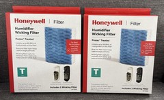 Lot Of 2 Honeywell HFT600 Humidifier Wicking Filter – Protec Treated – T Filter