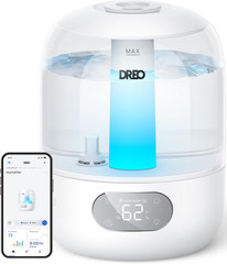 Humidifiers for Bedroom,Cool Mist Ultrasonic Humidifier w/ 26Db Quiet & RGB Ligh