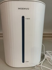 INSENVO Tabletop Evaporative Humidifier Auto Shut Off 8hr Timer 250 sq ft
