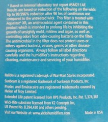One (1) Genuine KAZ Protec® Vicks® Humidifier Wick Filter WF2 – NEW