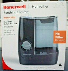 Honeywell HWM845BC Soothing Comfort Warm Mist Humidifier, Black
