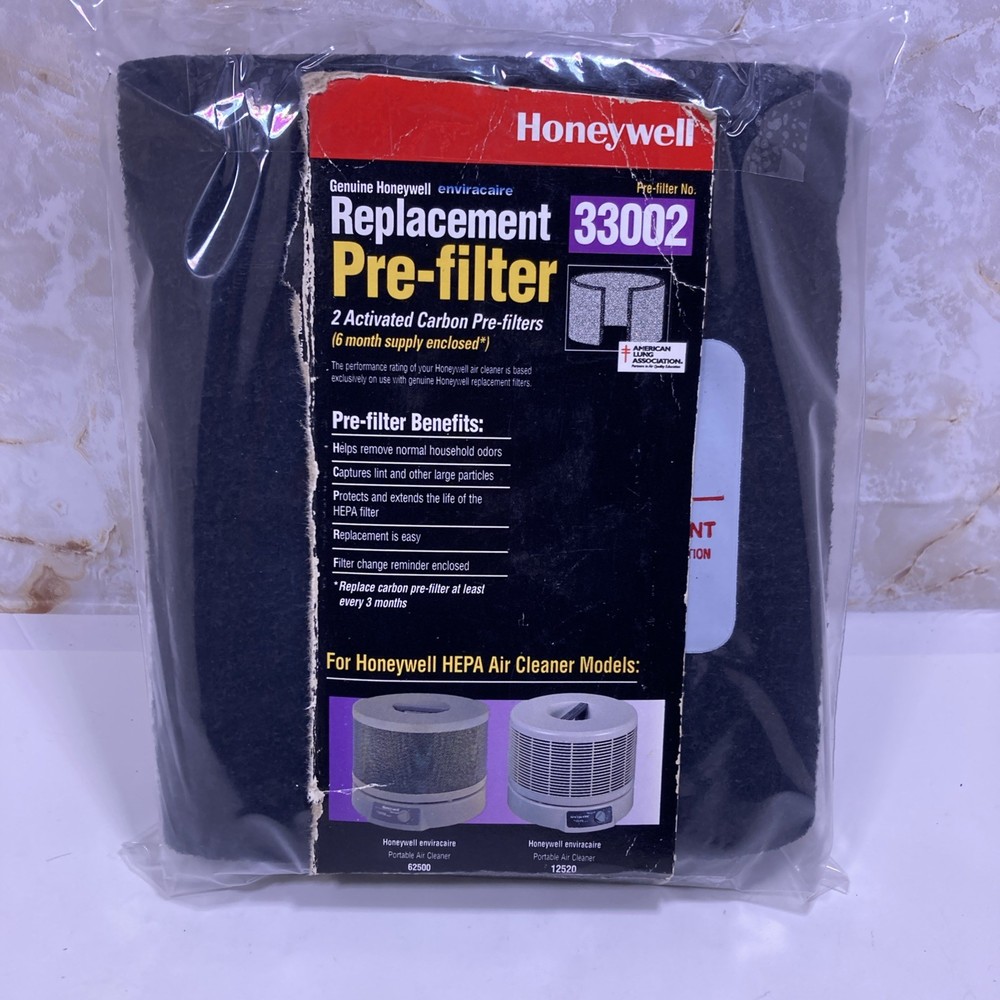 Honeywell Replacement Pre-Filter OEM 33002 for Enviracaire 62500 12520 2 Pack