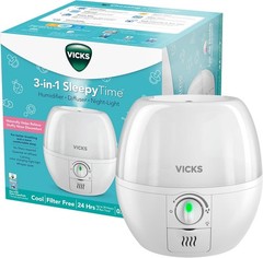 3-in-1 SleepyTime Humidifier Cool Mist Humidifier with Night-Light for Baby US