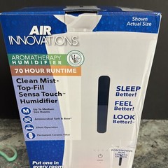 Air Innovations 1.3 Gallon Top SensaTouch Humidifier MH-527 Cream New 70 Hour