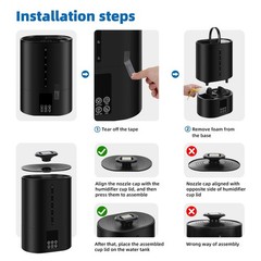 6L Cool & Warm Humidifier for Bedroom & Large Rooms, Quiet Top Fill Oil Diffuser