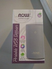 Slightly used NOW Portable USB Ultrasonic Oil Diffuser