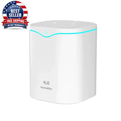 2000ML USB Cool Mist Humidifier Double Spray Port Essential Oil Aromatherapy Pur