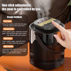3l USB Air Humidifier Cool Mist Diffuser Essential Oil Aroma Home Office Bedroom