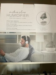 pure mistaire silver ultrasonic cool mist humider