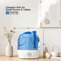 AZEUS GL-6679 2.8L Cool Mist Humidifier for Large Room Babies Office