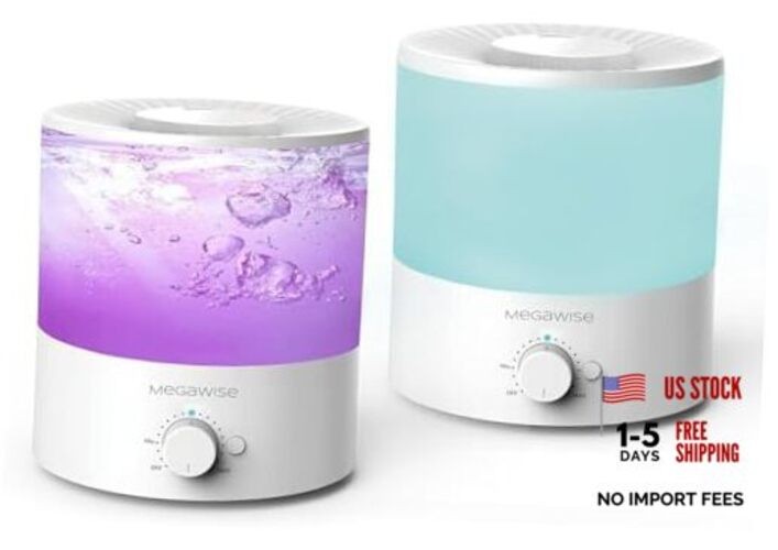Cool Mist Humidifiers for Babies, Bedroom, Nursery, Home and Office | Super