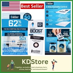 Effortless 2-Way Humidity Control for Food – Pack of 50 with Indicator Cards