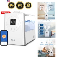 LV600S Smart Warm and Cool Mist Humidifiers for Home Bedroom Large Room, 6L 7…