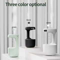 800ml Water Droplet Humidifier and Essential Oil Diffuser with Night Light