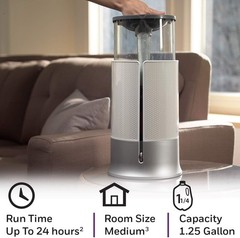 Honeywell Designer Series Ultrasonic Cool Mist Humidifier Aromatherapy White