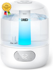 Humidifiers for Bedroom 3L Top Fill 30H 26Db Quiet Runtime for Large Room
