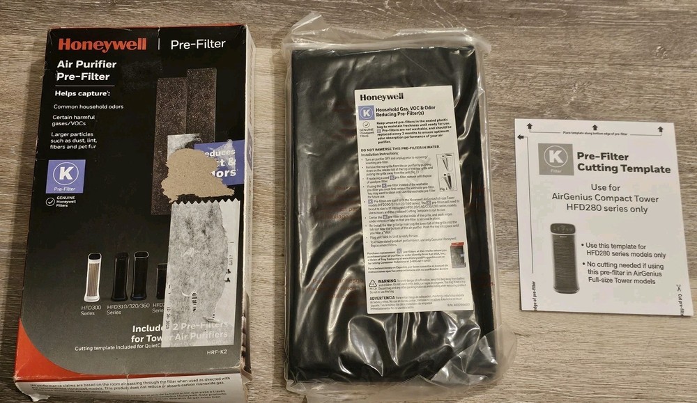 Honeywell HRFK3 Replacement Filter – Black New SHIPSFREE
