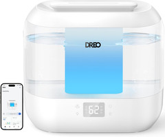 Dreo Smart Humidifiers for Bedroom, Top Fill 4L Supersized Humidifier Large Room