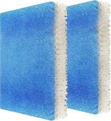2x HQRP Wick Filters + Blue Pre-Filter for Honeywell HEV-600 Series Humidifiers