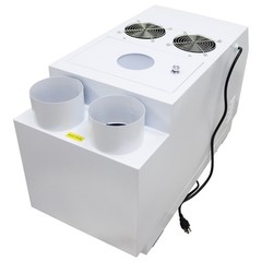 110V Ultrasonic Humidifier 9kg/h Mist Fog Cool Maker Cooler Sprayer 2 Outlets